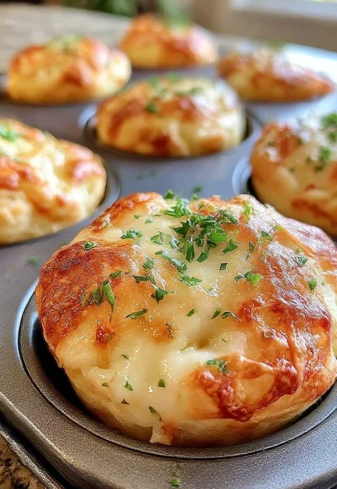 Gooey Mozzarella Biscuit Bombs