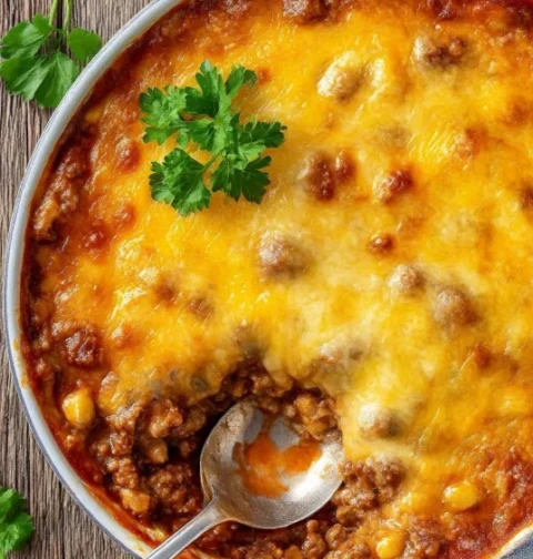 Grandmas 5ingredient Ground Beef Casserole