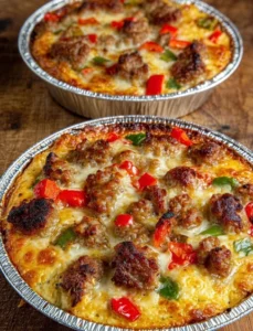 Low Carb Cauliflower Pizza Casserole
