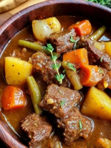 Old Fashioned Beef Stew