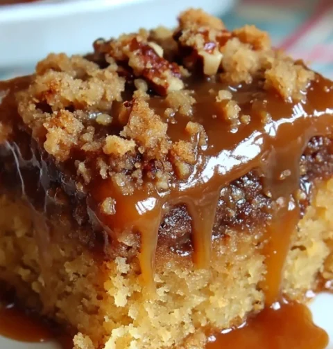 Ooey Gooey Toffee Cake