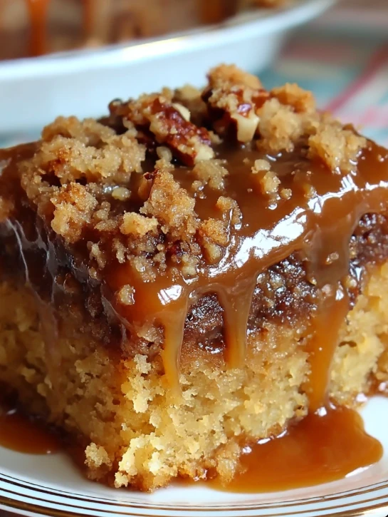 Ooey Gooey Toffee Cake