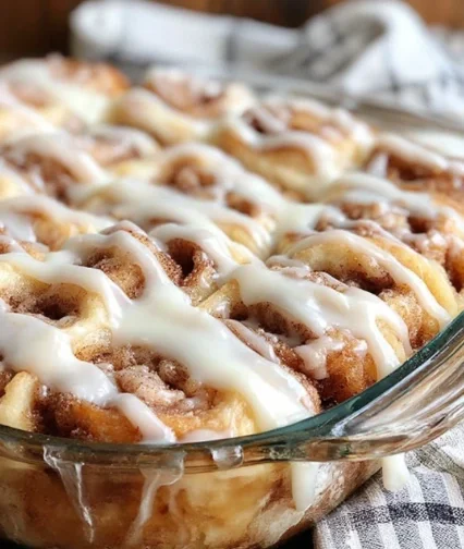 Overnight Cinnamon Roll Casserole