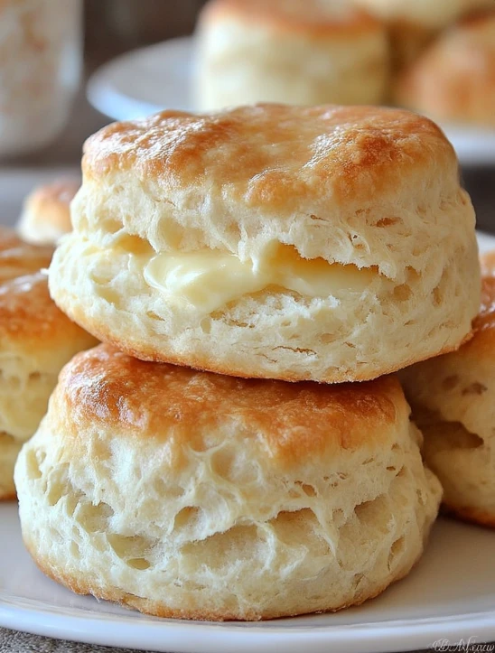 Retro Bakery Style Butter Biscuits