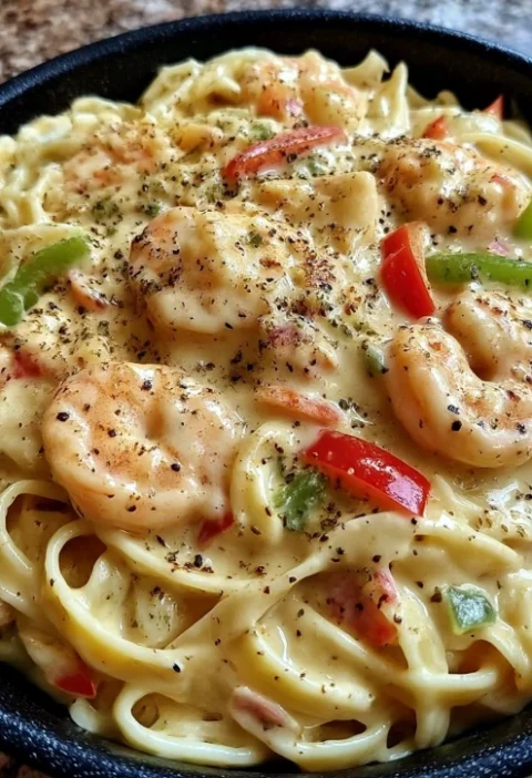 Shrimp Lump Crab Creamy Homemade Cajun Alfredo Sauce