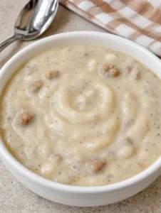 Simple 5-Ingredient Southern Depression-Era Milk Gravy