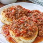 Oven Baked 3-Ingredients Ham and Swiss Biscuit Sliders