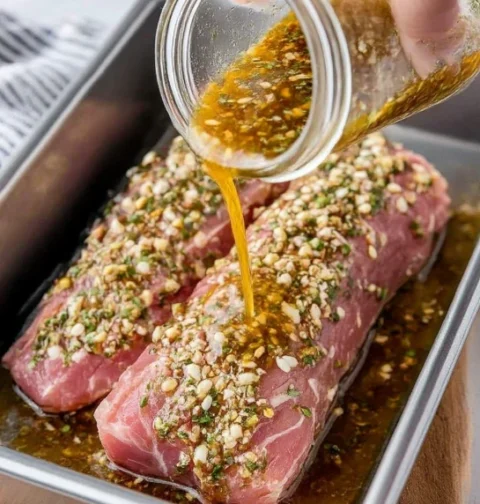 Maple Mustard Ovenbaked Pork Tenderloin