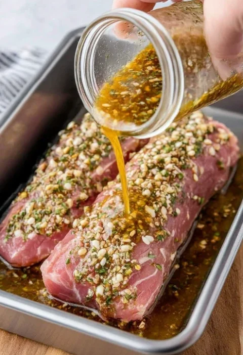 Maple Mustard Ovenbaked Pork Tenderloin