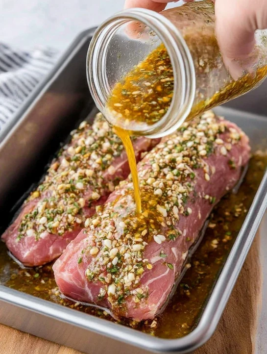 Maple Mustard Ovenbaked Pork Tenderloin