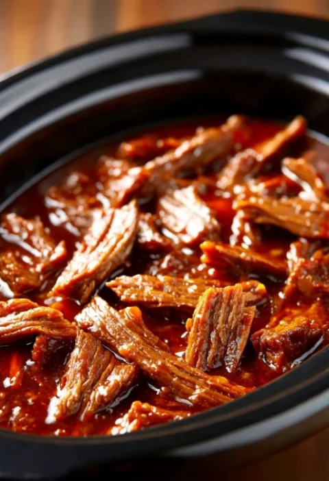 Slow Cooker 3ingredient Sweet Teriyaki Beef Strips