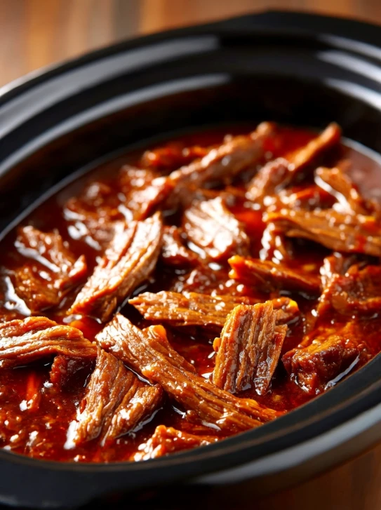 Slow Cooker 3-Ingredient Sweet Teriyaki Beef Strips