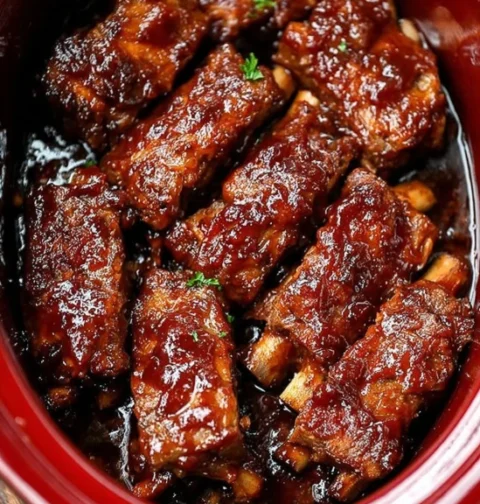 Slow Cooker 4ingredient Amish Country Ribs