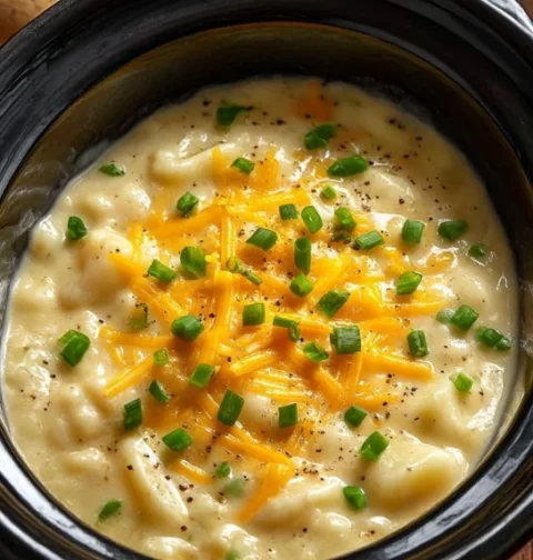Slow Cooker 5ingredient Creamy Potato Soup