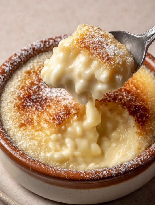 Slow Cooker Creamy 3ingredient Rice Pudding