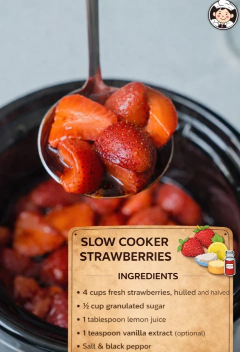 Slow Cooker Strawberries