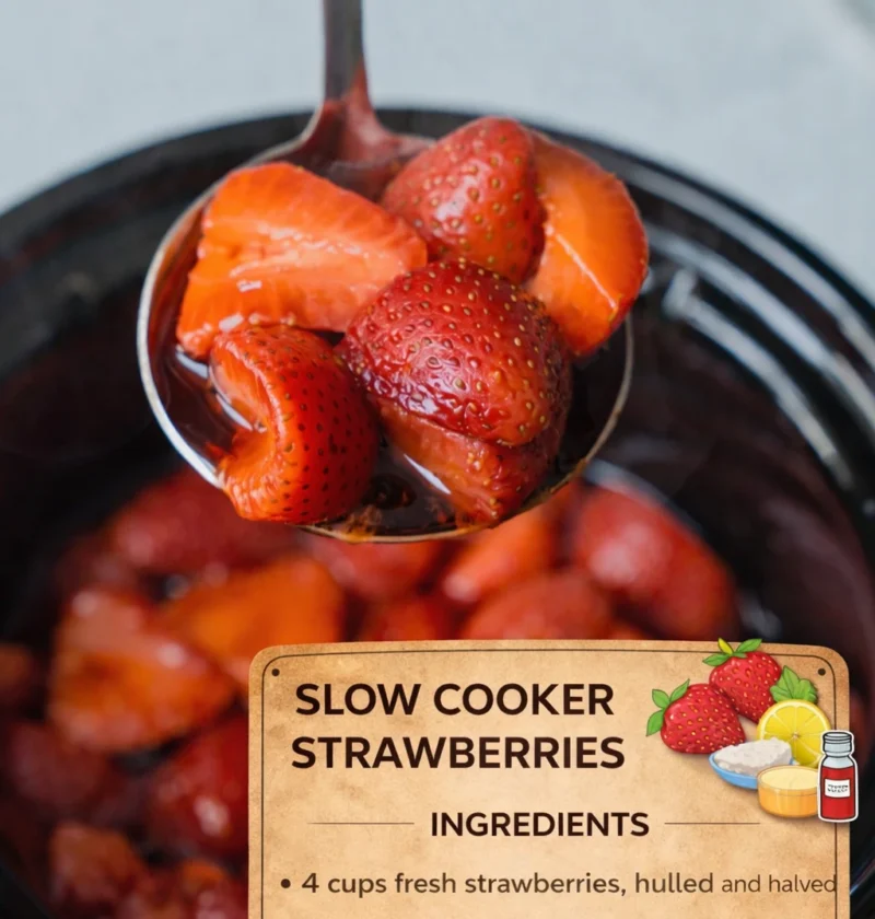Slow Cooker Strawberries