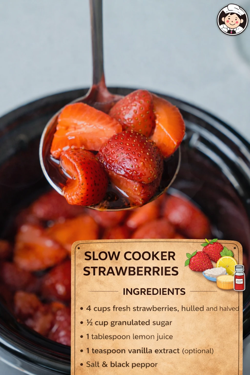 Slow Cooker Strawberries