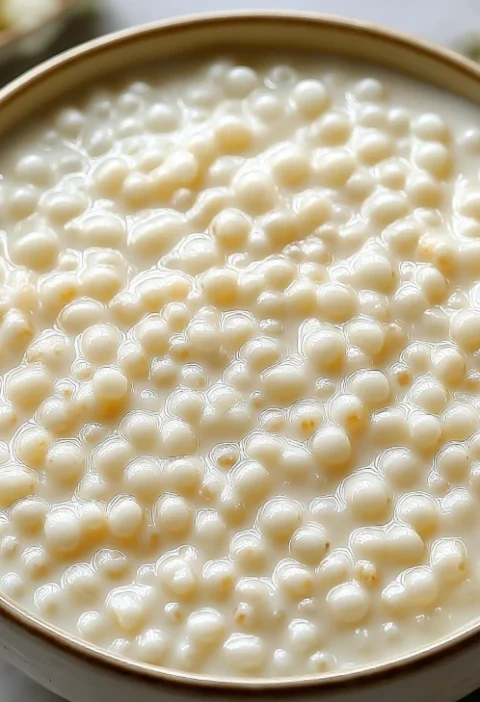 Slow Cooker Tapioca Pudding