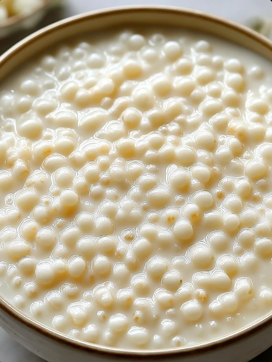 Slow Cooker Tapioca Pudding