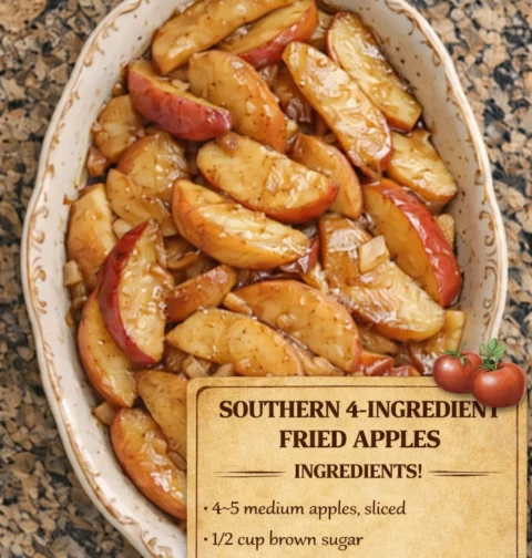 Southern 4ingredient Fried Apples