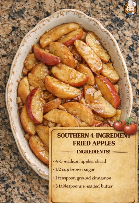 Southern 4ingredient Fried Apples