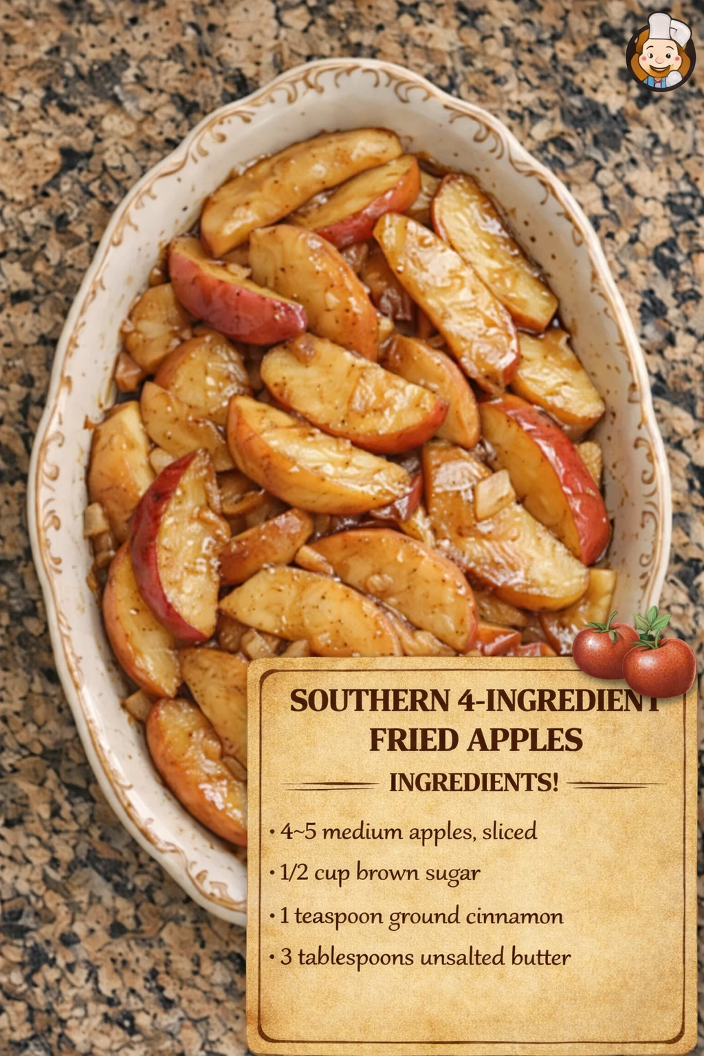 Southern 4-Ingredient Fried Apples