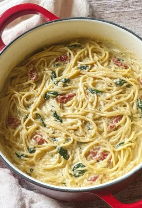 Warm Holiday Table Tuscan Pasta