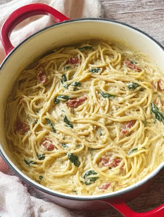 Warm Holiday Table Tuscan Pasta