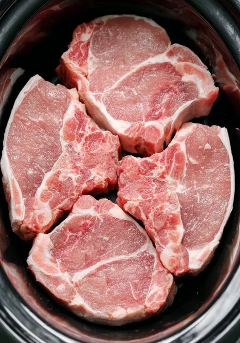 5ingredient Slow Cooker Ranch Pork Chops