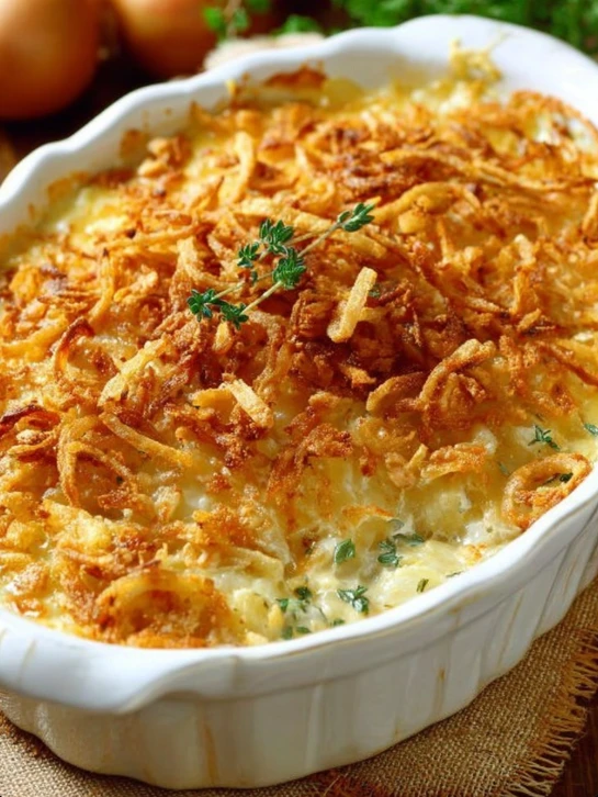 Amish 4ingredient Buttery Onion Casserole