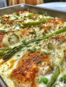 Caesar Chicken with Asparagus
