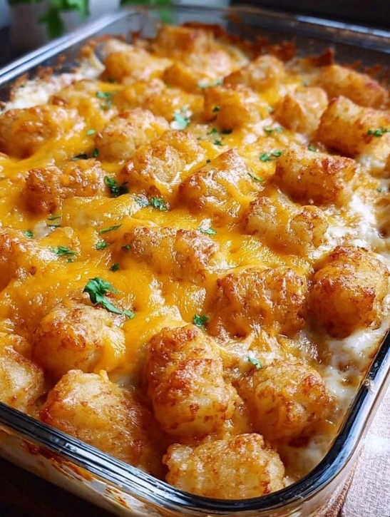 Cheesy Tater Tot Casserole