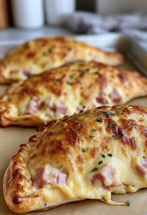 Ham Cheese Calzones
