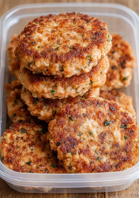 Low Carb 3ingredient Salmon Patties