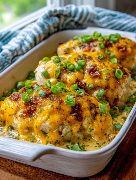 Low Carb 4ingredient Crack Chicken Bake