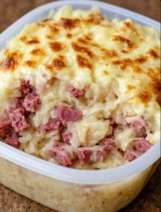 Low Carb 4-Ingredient Reuben Casserole