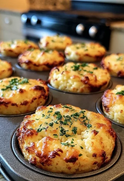 Low Carb Mashed Cauliflower Bites