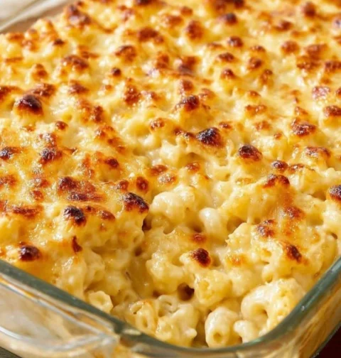 Ovenbaked 4ingredient Noboil Mac Cheese