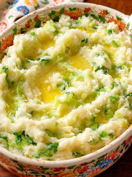 Oven Baked 4ingredients Colcannon Casserole