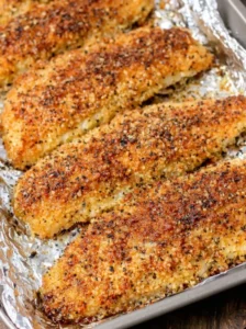 Oven Baked 4-Ingredient Crispy Cornmeal Catfish