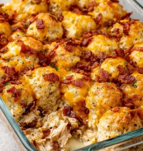 Oven Baked Chicken Bacon Ranch Bubble