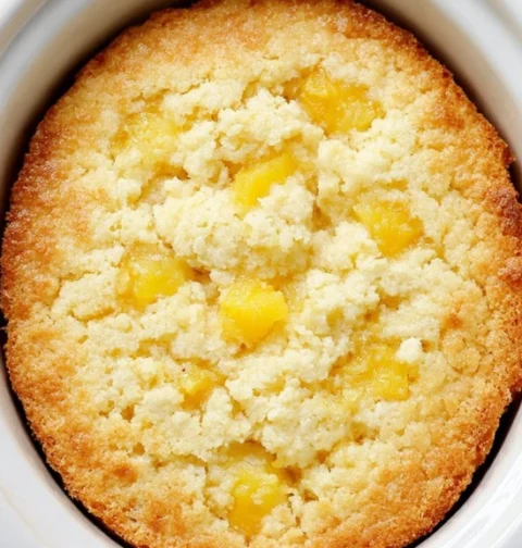 Slow Cooker 2ingredient Pineapple Angel Food Cake