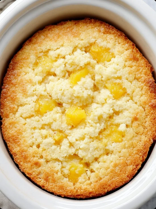 Slow Cooker 2ingredient Pineapple Angel Food Cake