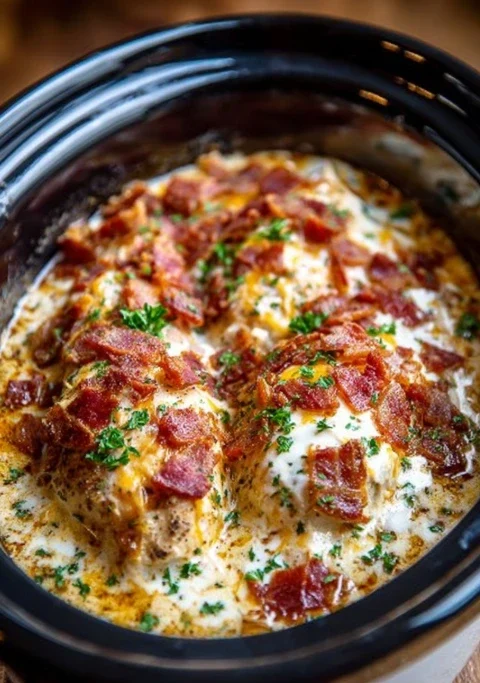 Slow Cooker 3ingredient Crack Chicken