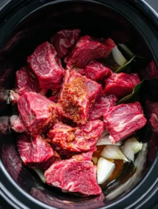 Slow Cooker Korean Beef Noodles