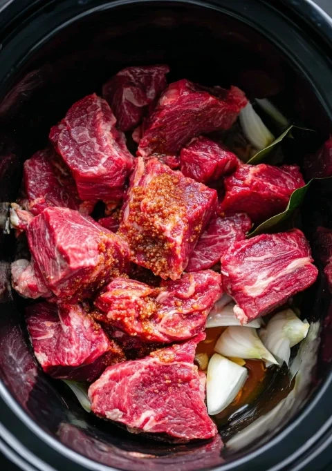 Slow Cooker Korean Beef Noodles