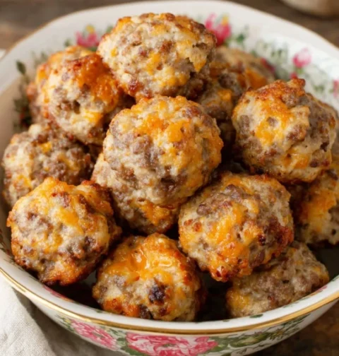 Southern 3ingredient Sausage Balls