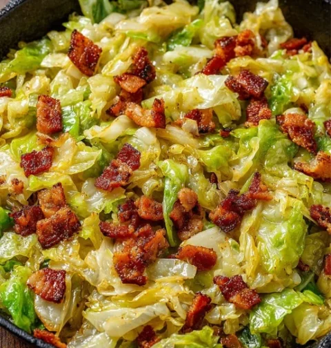 Southern 3ingredient Fried Cabbage