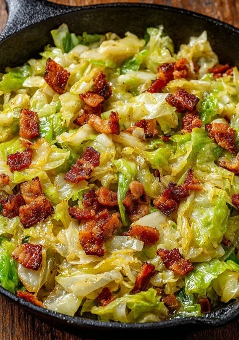 Southern 3ingredient Fried Cabbage